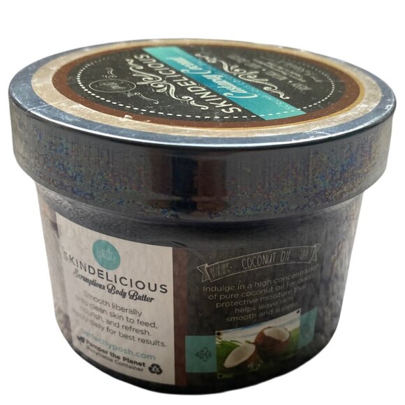 Skindelicious Castaway Coconut Body Butter 8oz  Fresh Natural Moisturizer SEALED - Picture 3 of 6